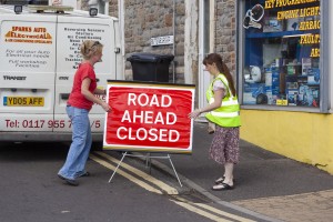 Road-ahead-closed