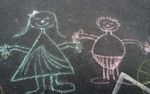 Chalk drawing