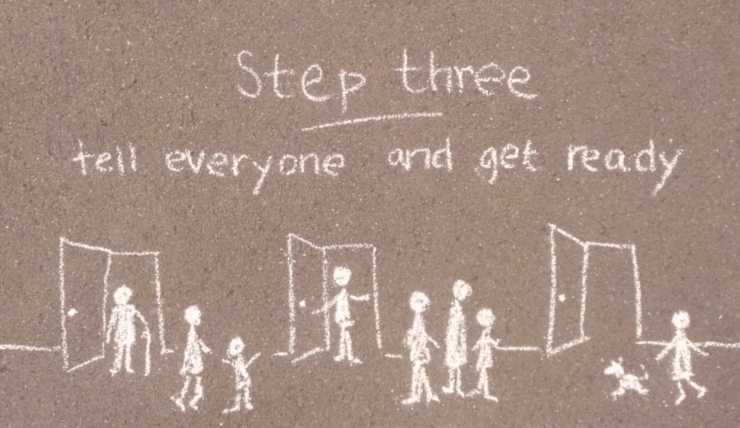 step three: tell everyone